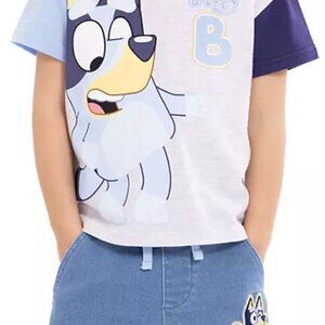 Toddler Boys Bluey Short Set 4T